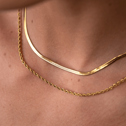 Melina Layered Necklace Set - 18k Gold Plated