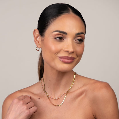 Pearl Layered Necklace Set - 18k Gold Plated