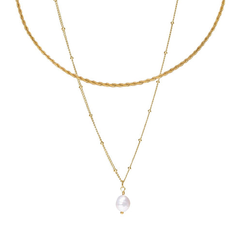 Everyday Layered Necklace Set - 18k Gold Plated