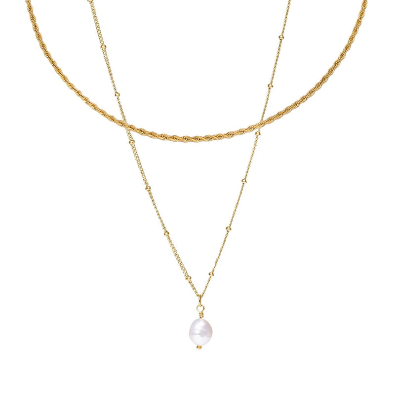Everyday Layered Necklace Set - 18k Gold Plated