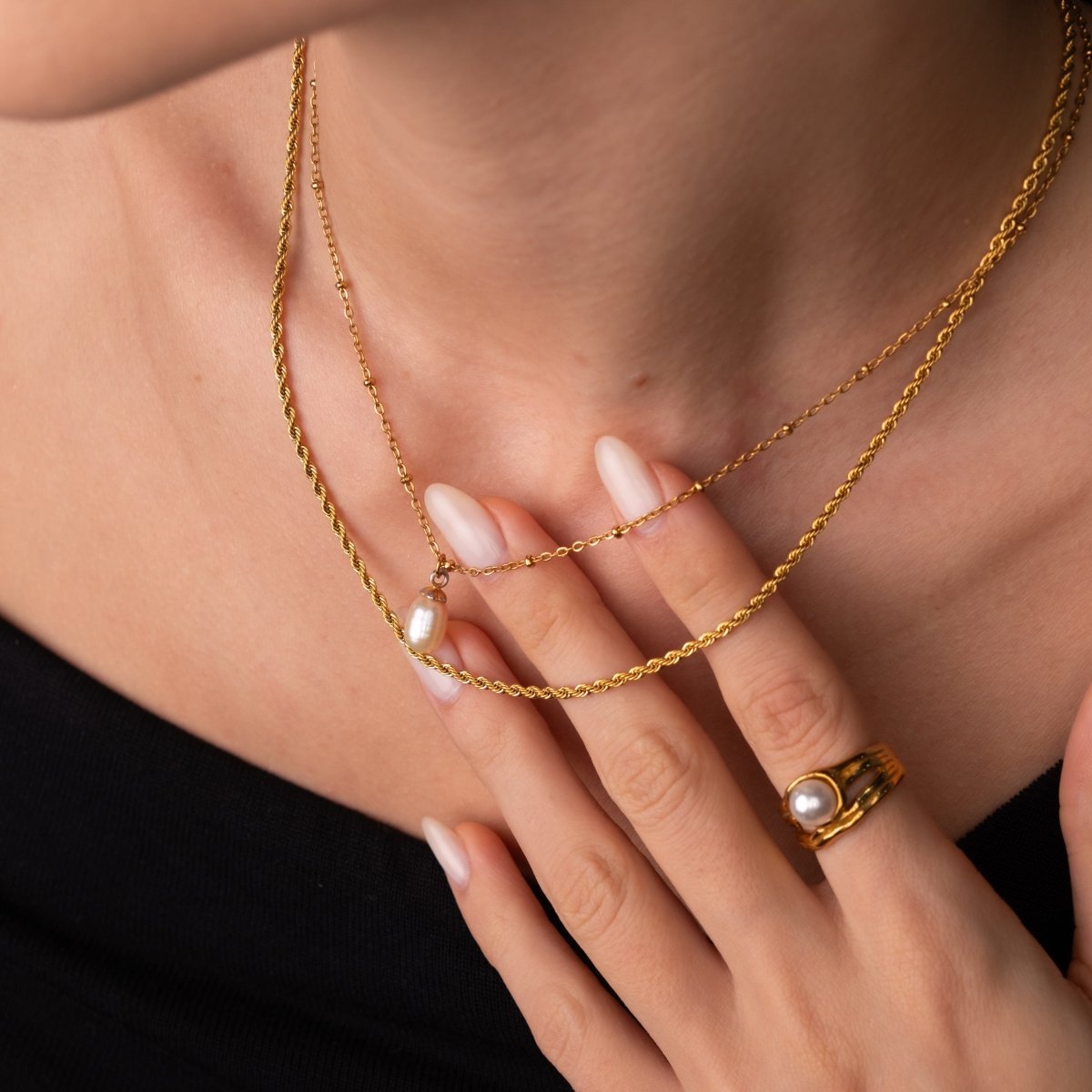 Everyday Layered Necklace Set - 18k Gold Plated