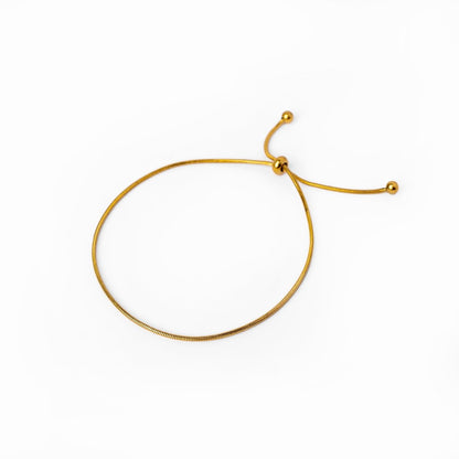Fine Adjustable Bracelet 18k Gold Plated