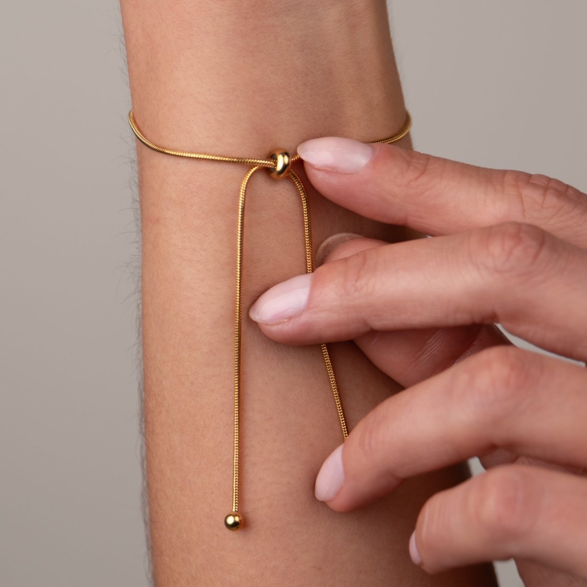Fine Adjustable Bracelet 18k Gold Plated