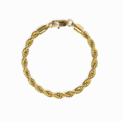 Baiano Cord Bracelet 18k Gold Plated
