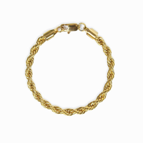 Baiano Cord Bracelet 18k Gold Plated