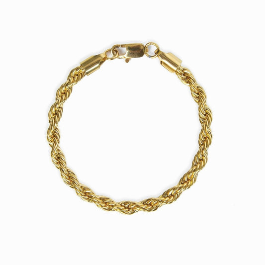 Baiano Cord Bracelet 18k Gold Plated