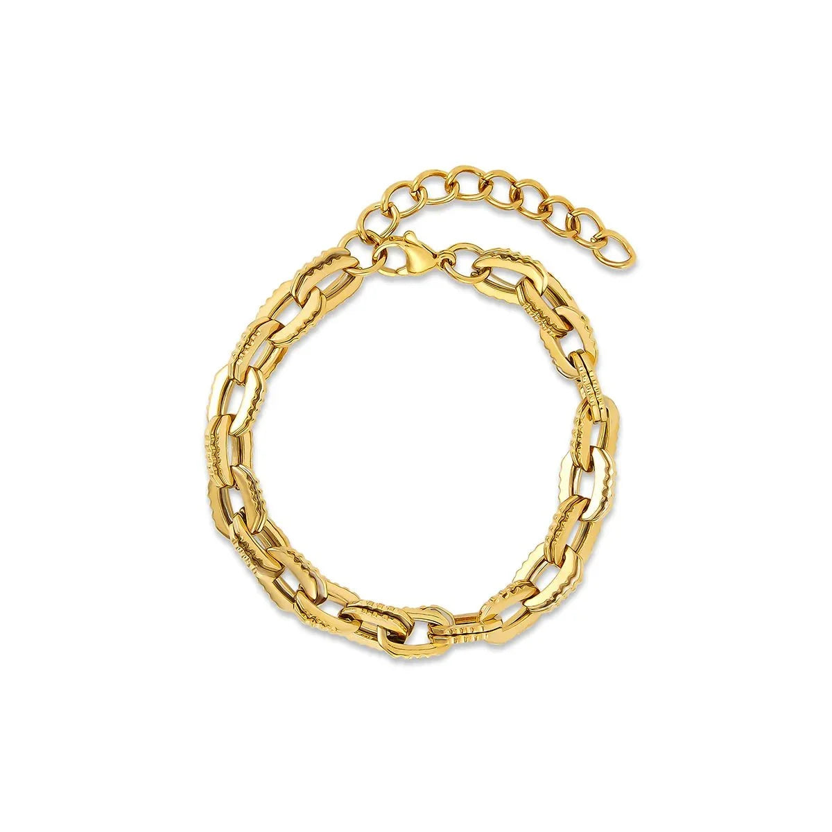 Chunky Link Bracelet - 18k Gold Plated