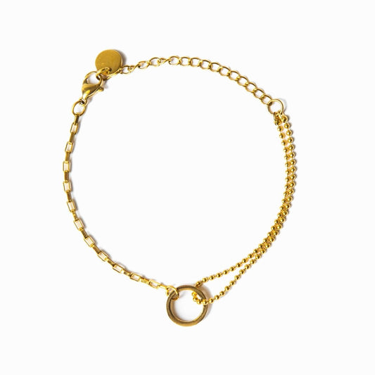 Une Bracelet 18k Gold Plated