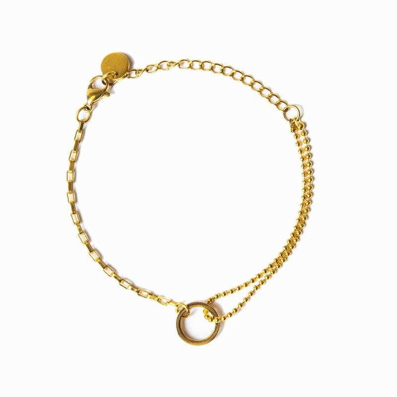 Une Bracelet 18k Gold Plated