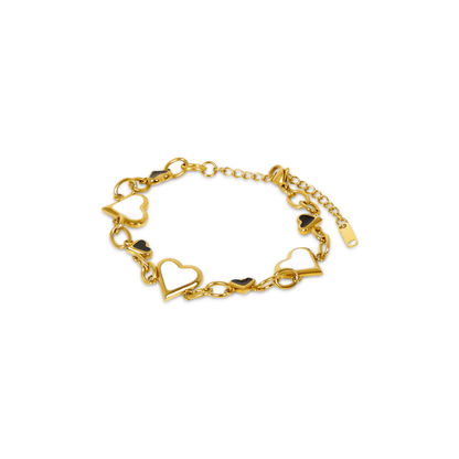 Love Glow Monochrome Bracelet – 18k Gold Plated