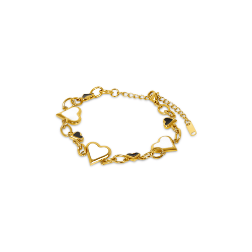 Love Glow Monochrome Bracelet – 18k Gold Plated