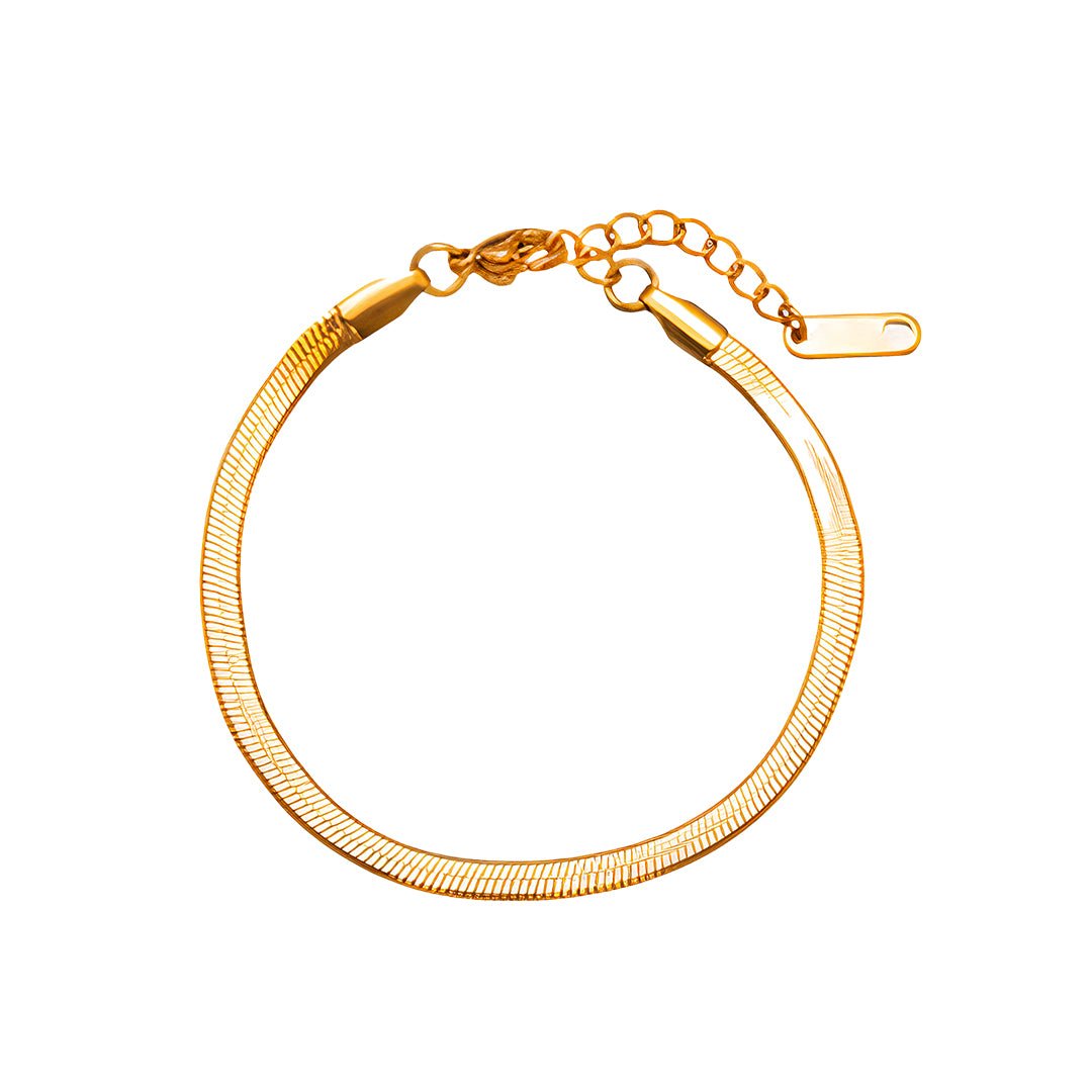 Mesh Bracelet 18k Gold Plated