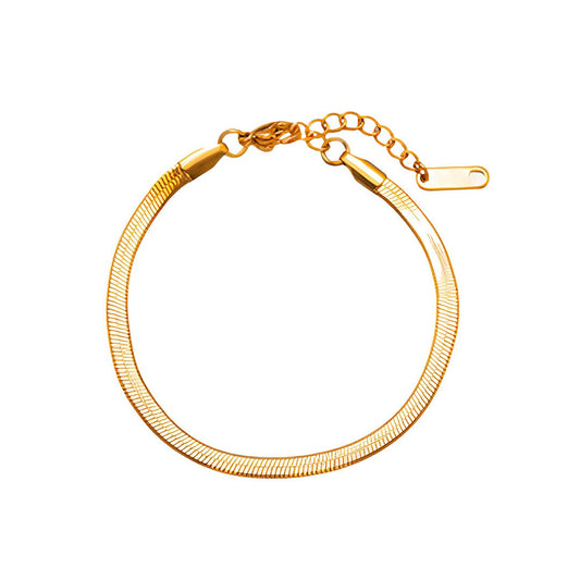 Mesh Bracelet 18k Gold Plated