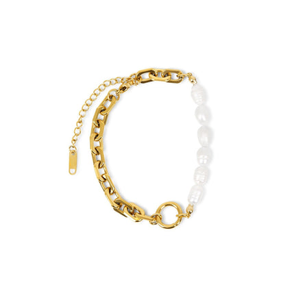 Mood Pearl Bracelet 18k Gold Plated