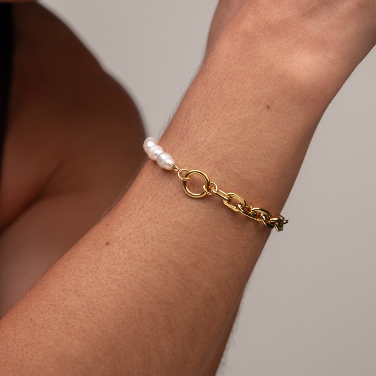 Mood Pearl Bracelet 18k Gold Plated