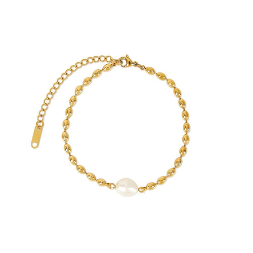 Persia Pearl Bracelet 18k Gold Plated