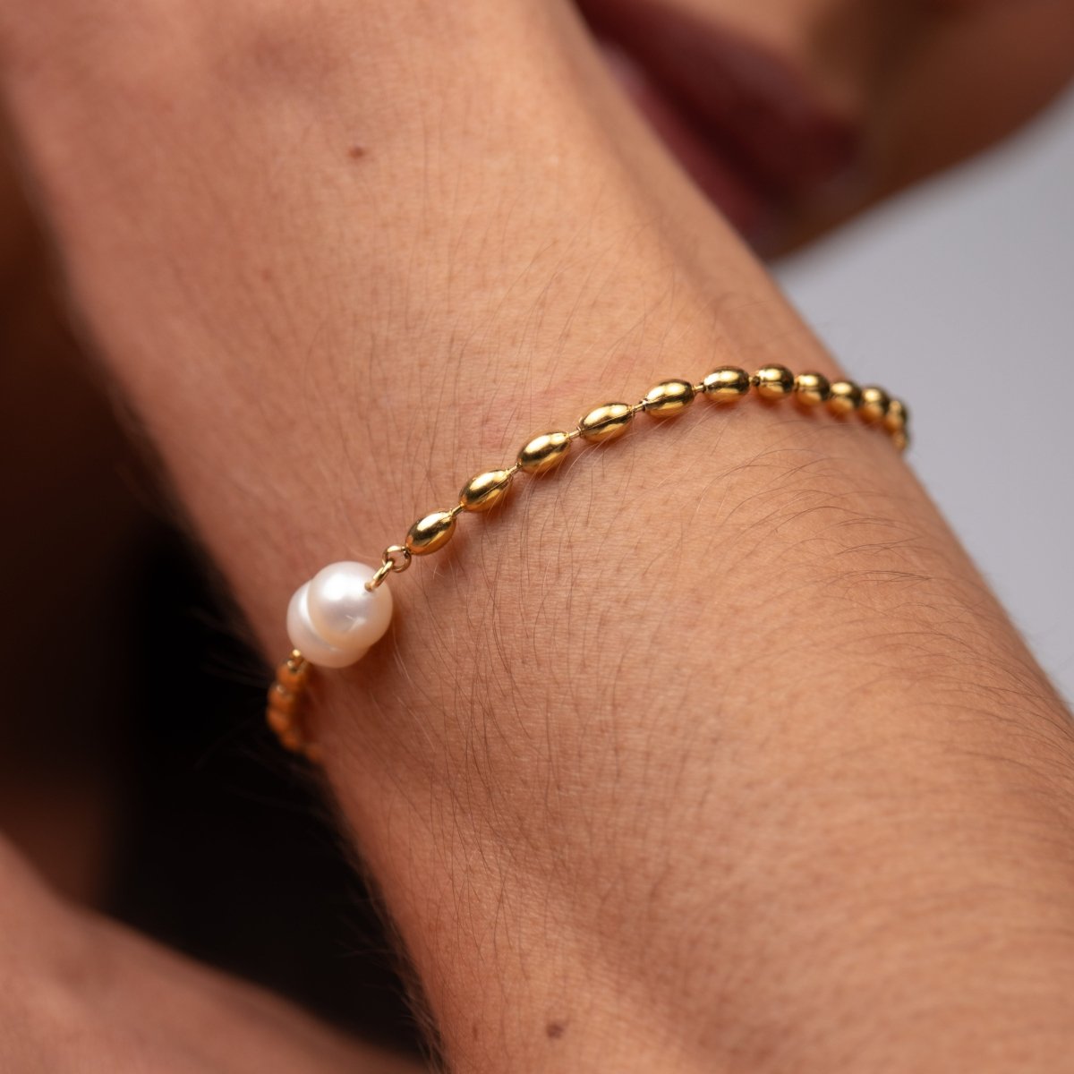 Persia Pearl Bracelet 18k Gold Plated
