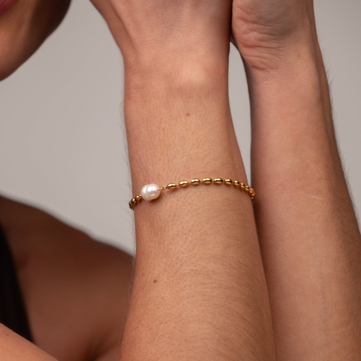 Persia Pearl Bracelet 18k Gold Plated