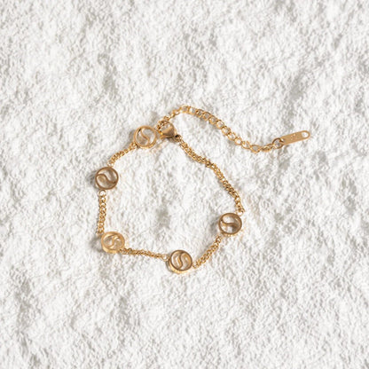 Sierra Pendant Bracelet - 18k Gold Plated