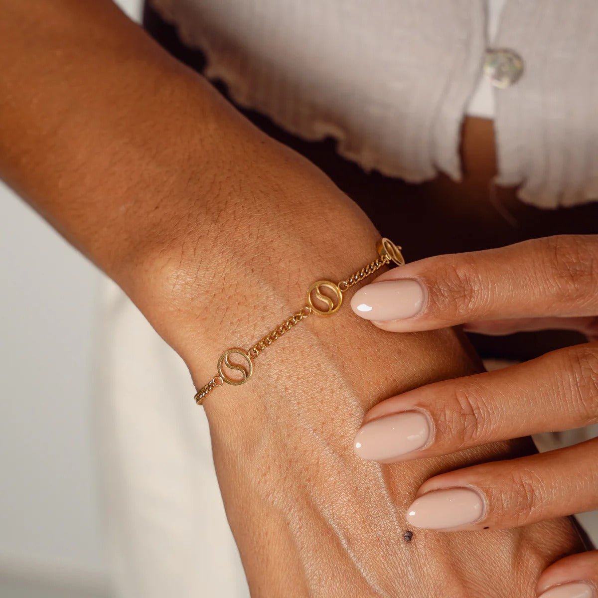 Sierra Pendant Bracelet - 18k Gold Plated