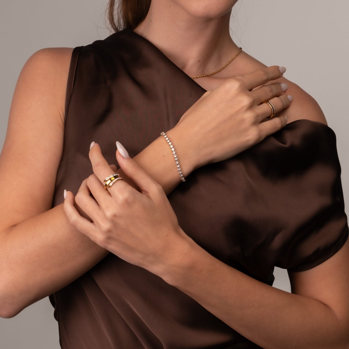 Riviera Adjustable Bracelet - 18k Gold Plated