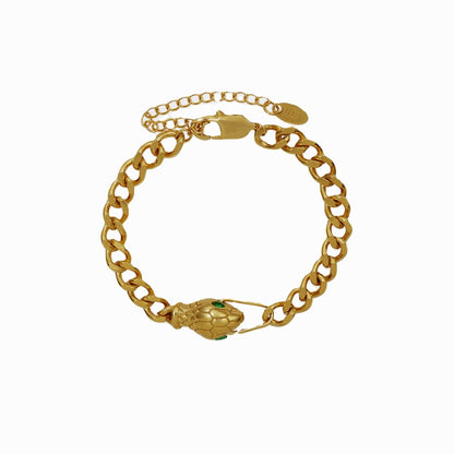 Serpent Bracelet 18k Gold Plated
