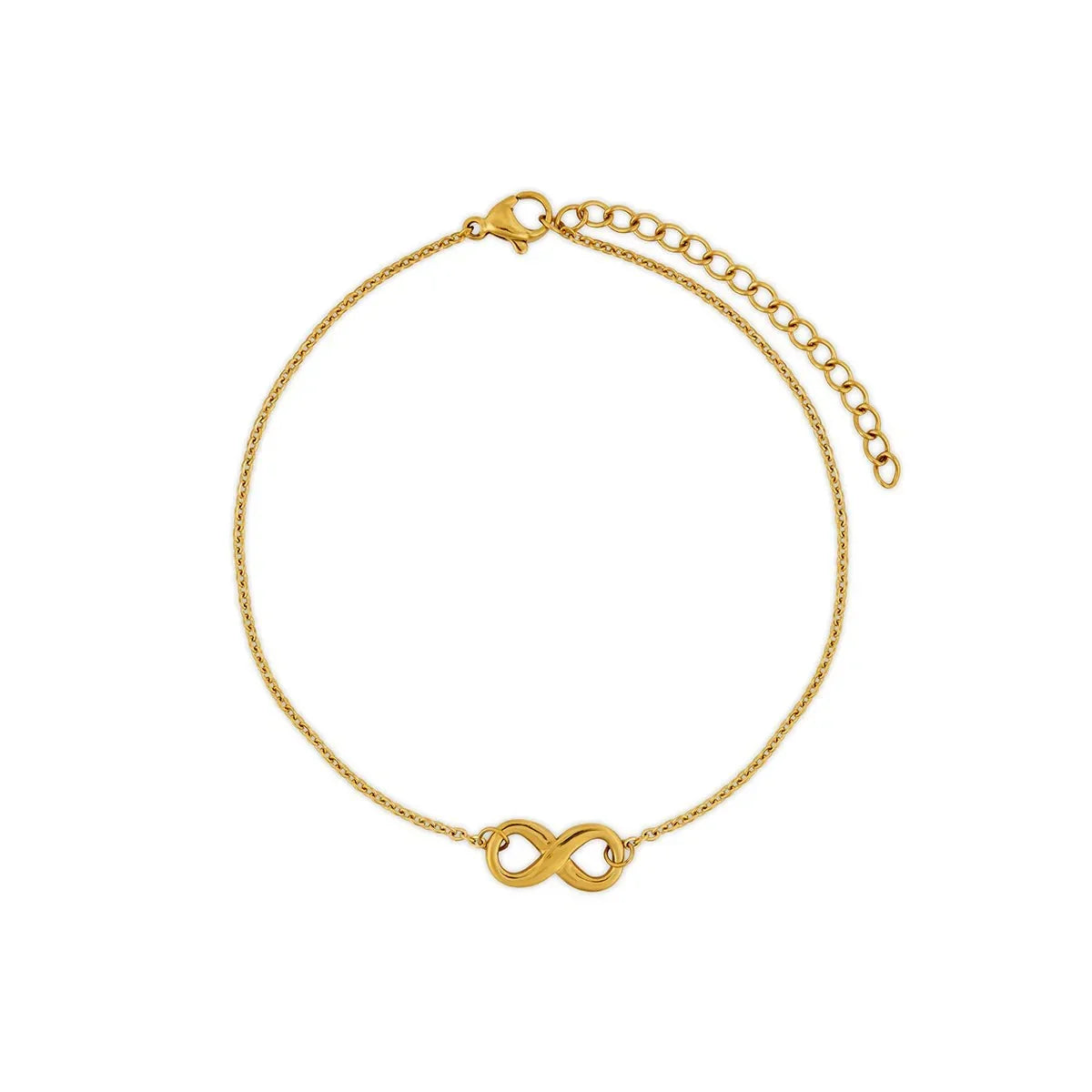 Infinity Anklet – 18k Gold Plated