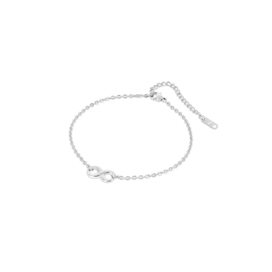 Infinity Anklet – Silver