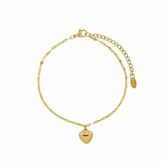 Love Anklet – 18k Gold Plated