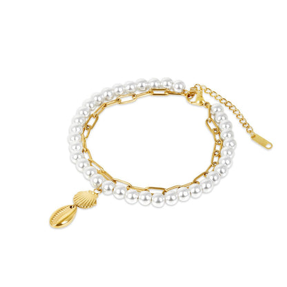 Noronha Pearl Anklet – 18k Gold Plated