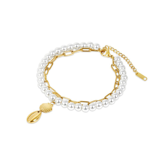 Noronha Pearl Anklet – 18k Gold Plated
