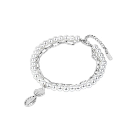 Noronha Pearl Anklet – Silver